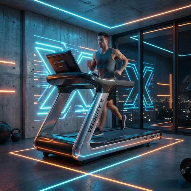 FitForge Pro Series X1 Treadmill - Professional Home Fitness Gear
